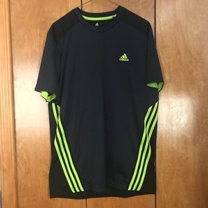 Adidas climacool dark blue shirt